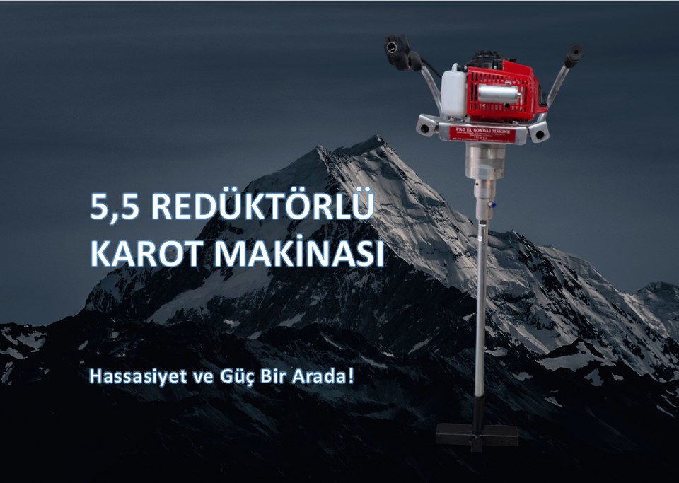 5,5 Redüktörlü El Karot Makinesi görseli