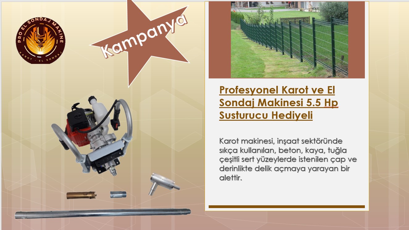 5,5 Hp El Sondaj Makinası görseli