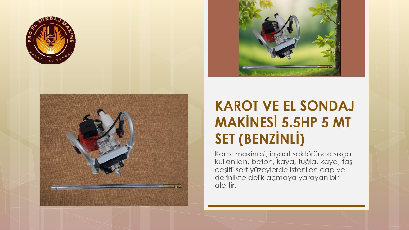 5,5 Hp El Sondaj Makinası görseli